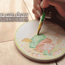 【客製化禮物 】DIY彩繪陶瓷十二生肖杯墊┇ 龍飛鳳舞 第2張的照片