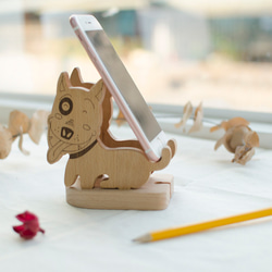 【聖誕交換禮物】賤狗┇iPhone Android 客製化手機座 第1張的照片