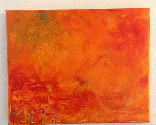 多色抽象アートキャンバス warm&hot 「木製キャンバス」抽象画アート 絵画 女でしゃ 通販