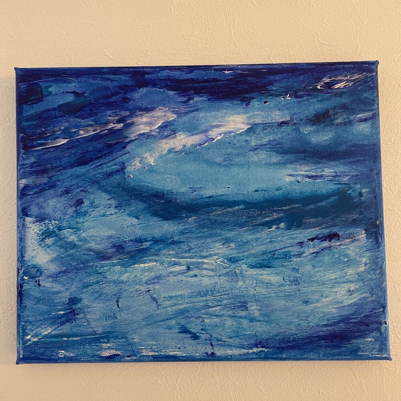 一点もの】抽象画／waves （絵画）