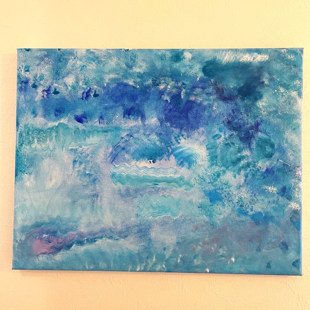 namiumi 「木製キャンバス」抽象画アート 絵画 女でしゃ 通販