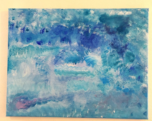 namiumi 「木製キャンバス」抽象画アート 絵画 女でしゃ 通販