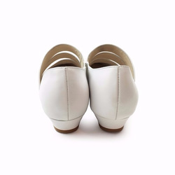 [The Deep] Pannychia - White Leather Handmade sandals 8枚目の画像