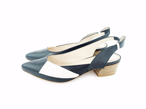 [The Deep] Satyrichthys - Blue/White - Pointy-toe sandals 9枚目の画像