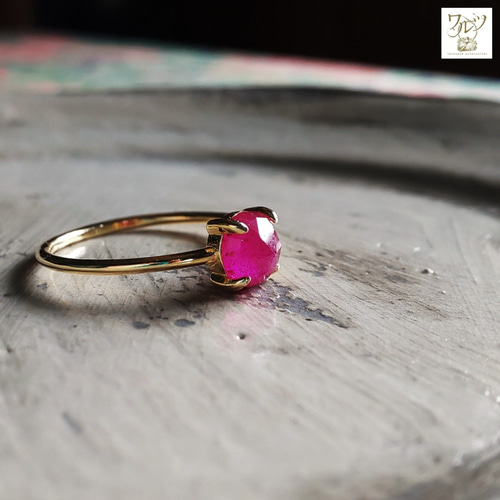 Sold】【13号】ルビー リング【シルバー925】 指輪・リング ワルツ