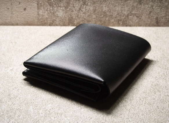 人とかぶらない財布をお求めの方へ Short Wallet v1.5 Bias Stripe 【受注製作】 1枚目の画像