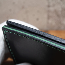 [Build to order] Long wallet 1 - 2-Tone Mint Green 第9張的照片