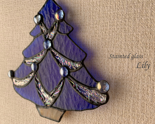 X'mas ステンドグラス 「きらきらロイヤルツリー」 クリスマスツリー