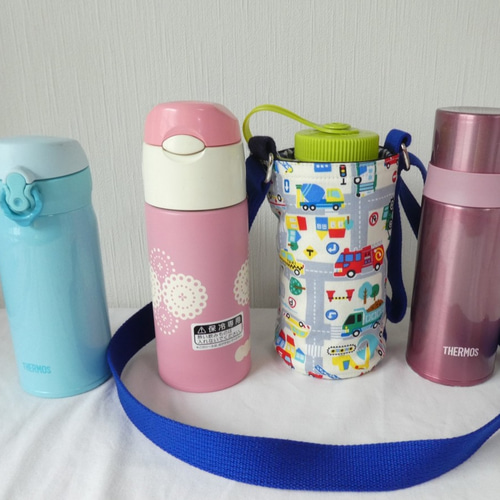 ハンドメイド オーダー 水筒 カバー はたらく車 550 【公式通販】