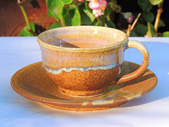 cup & saucer 黄瀬戸マット 1 ティーカップ Chao chao 通販