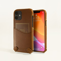 iPhone 12.12 Pro 極簡系列經典款皮革保護套 - 古銅棕 第2張的照片