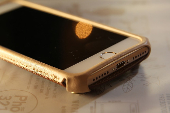 特價20%OFF- iPhone 8 /iPhone 7 / 4.7吋 新極簡系列皮革保護套 - 馬鞍棕 第3張的照片