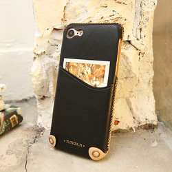 特價40%OFF- iPhone 7/ 8/ SE  / 4.7吋 新極簡系列皮革保護套 - 雅緻黑 第1張的照片