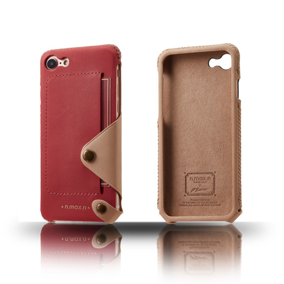 iPhone 8 / iPhone 7 / 4.7吋 極簡系列皮革保護套-粉桃紅 第5張的照片