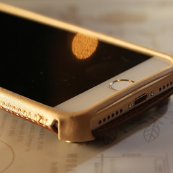 iPhone 8 / iPhone 7 / 4.7吋 新極簡混搭款皮革保護套 - 馬鞍棕 第3張的照片