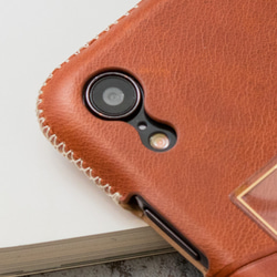 iPhone XR 極簡系列經典款皮革保護套 - 馬鞍棕 第2張的照片