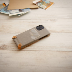 iPhone 11 Pro MORANDI系列極簡款手機皮套 - 嵐霧灰 第3張的照片