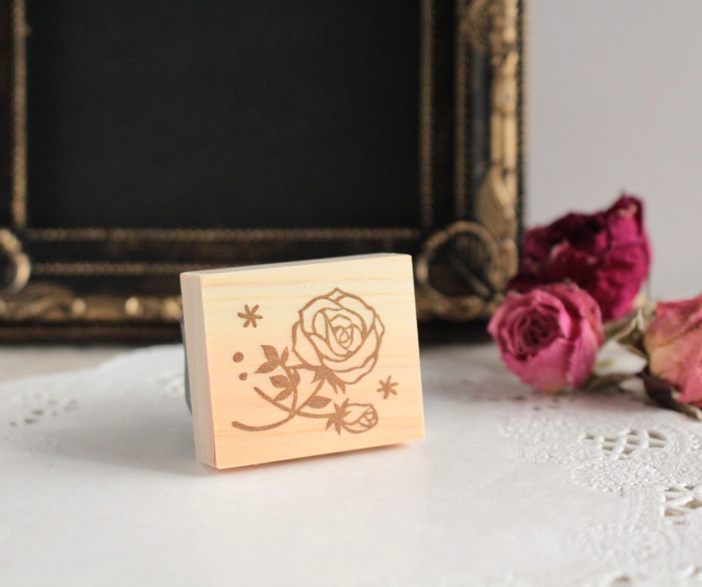薔薇のスタンプ はんこ・スタンプ Kururi 通販｜Creema(クリーマ)