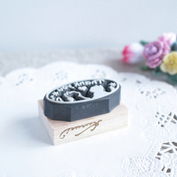 黒猫と白猫のThank youスタンプ 3枚目の画像