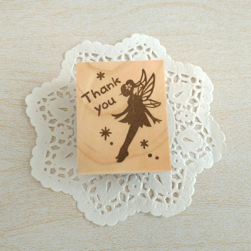 妖精のThank you消しゴムはんこ はんこ・スタンプ Kururi 通販