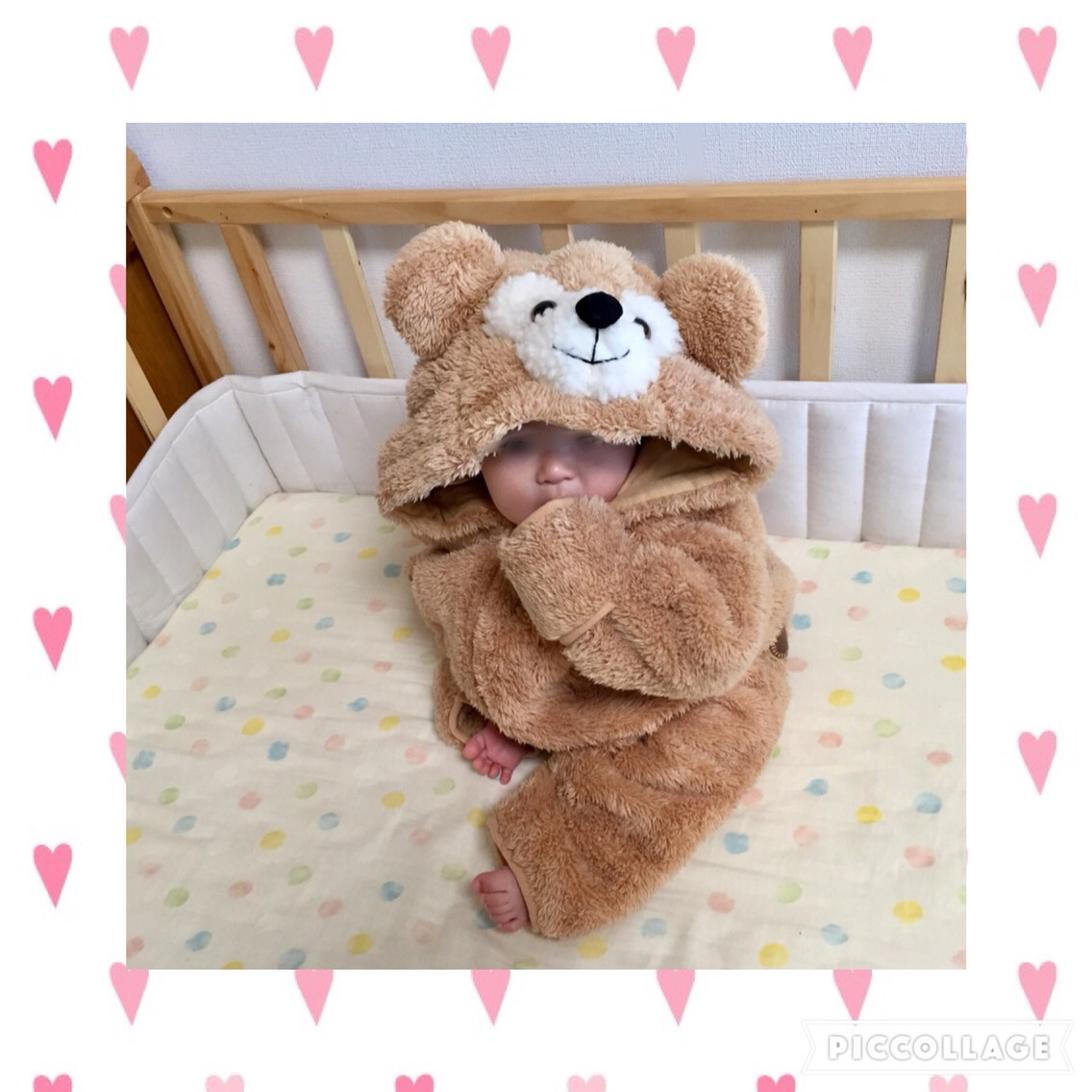 ふわもこ！防寒用に！*ハンドメイド*キッズ*くまさん着ぐるみ80/120センチ ふわもこ！防寒用に！*ハンドメイド*キッズ*くまさん着ぐるみ80/120センチ