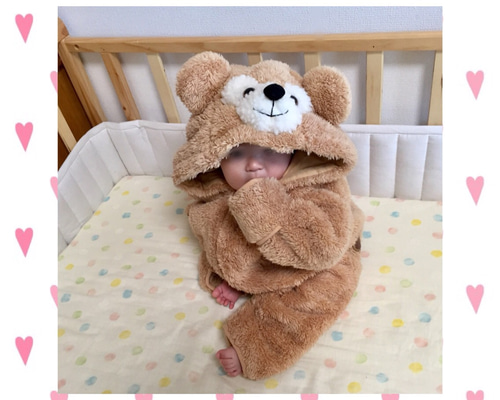 仲良しキャンディ♡着ぐるみくま&ひよこ ラッピング対応可 5タイプ入荷 厚手 ベスト 赤ちゃん 着ぐるみ