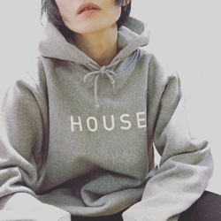 HOUSE パーカー グレー 3枚目の画像