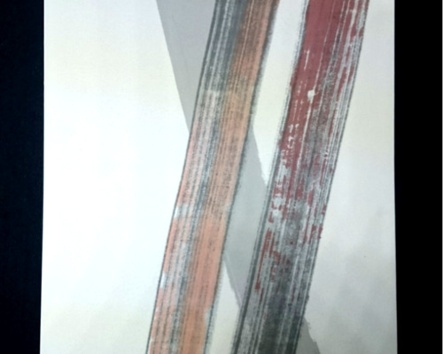 墨と和紙による抽象画(無題) 絵画 rumble218 通販 6576271｜Creema