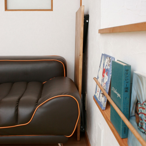 無垢材の折りたたみテーブル【アンティーク風】【インダストリアル