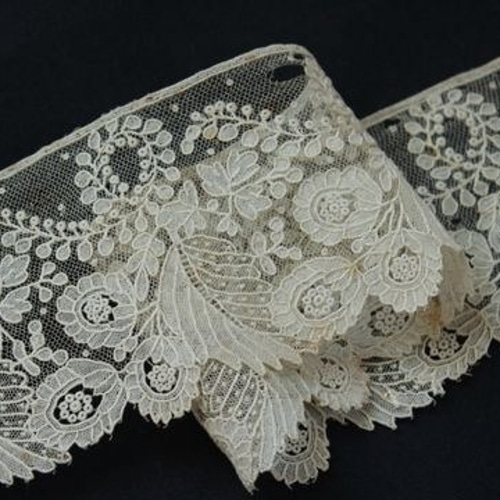 アンティーク レース ポワンドガーズ 6x70cm レース ミルシャ