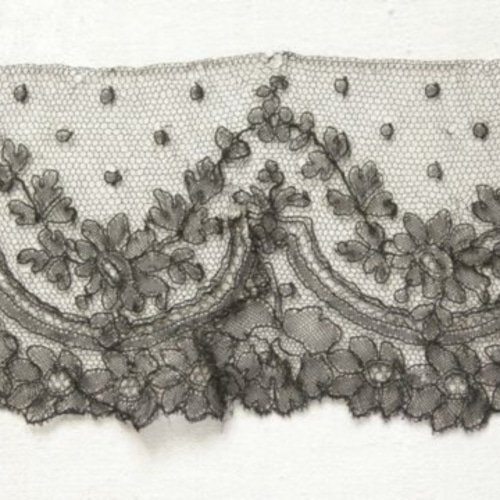 iamアンティークビンテージ幅広端レース9.84m pollenbienco／アンティークレースのガーゼベスト・a - MARCHE' DE SOEUR