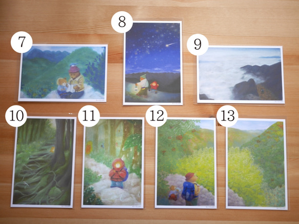 絵画ポストカードお好み４枚セット 3枚目の画像