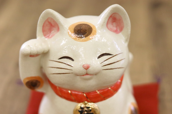 【特大】福々招き猫　にっこり笑顔が福を招く！ 4枚目の画像