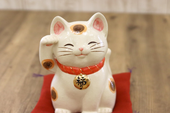 【特大】福々招き猫　にっこり笑顔が福を招く！ 5枚目の画像