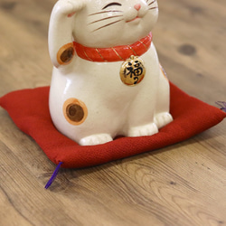 【特大】福々招き猫　にっこり笑顔が福を招く！ 7枚目の画像