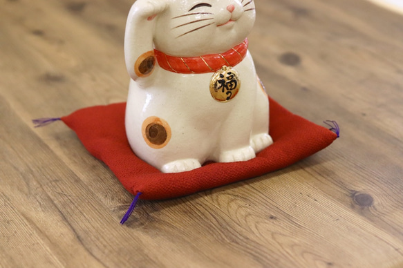 【特大】福々招き猫　にっこり笑顔が福を招く！ 7枚目の画像