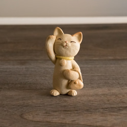 数量限定ハンドメイド2019　福々招き猫　ちょっとおでかけ 1枚目の画像