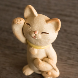 数量限定ハンドメイド2019　福々招き猫　ちょっとおでかけ 2枚目の画像