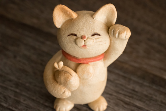 数量限定ハンドメイド2019　福々招き猫　お財布いっぱい 2枚目の画像