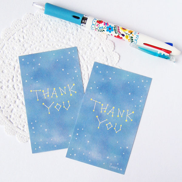 チャッピーさまオーダー★サンキューカード チャッピーさまオーダー☆サンキューカード サンキューカード