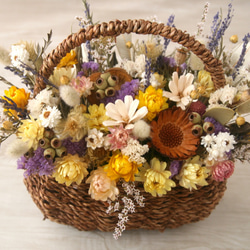 Natural  dryflower basket 3枚目の画像