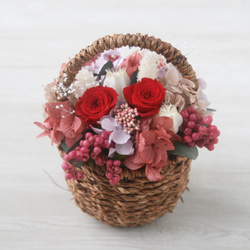 Flower basket (S) Red 3枚目の画像