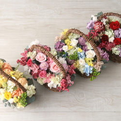 母の日オススメ Flower basket redrose 7枚目の画像