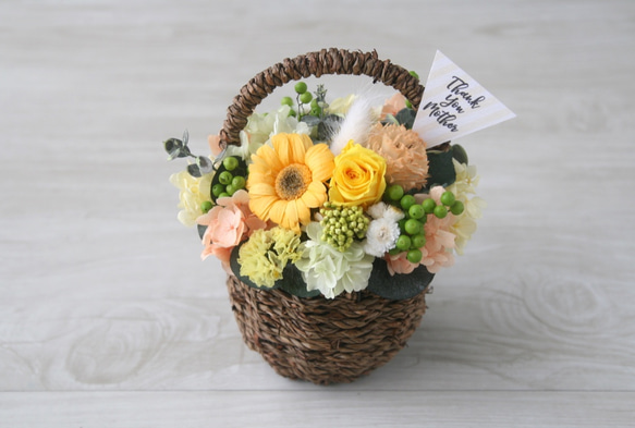 ガーベラの Flower basket (S) 3枚目の画像