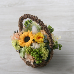 ガーベラの Flower basket (S) 4枚目の画像