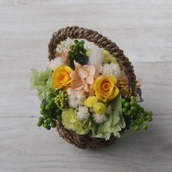 Flower basket (S) Yellow 2枚目の画像