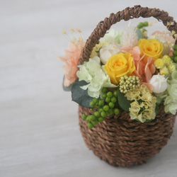 Flower basket (S) Yellow 3枚目の画像