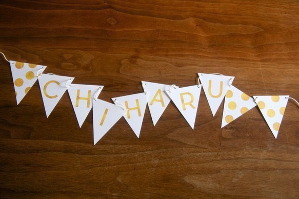 20文字まで アルファベットガーランド ガーランド QUEUE DE RANUN 通販