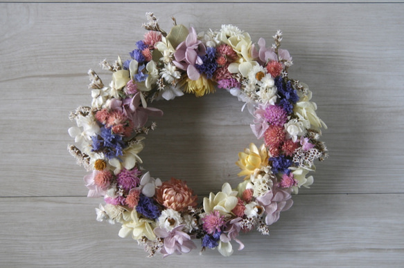 Sweet colorful  Wreath 1枚目の画像