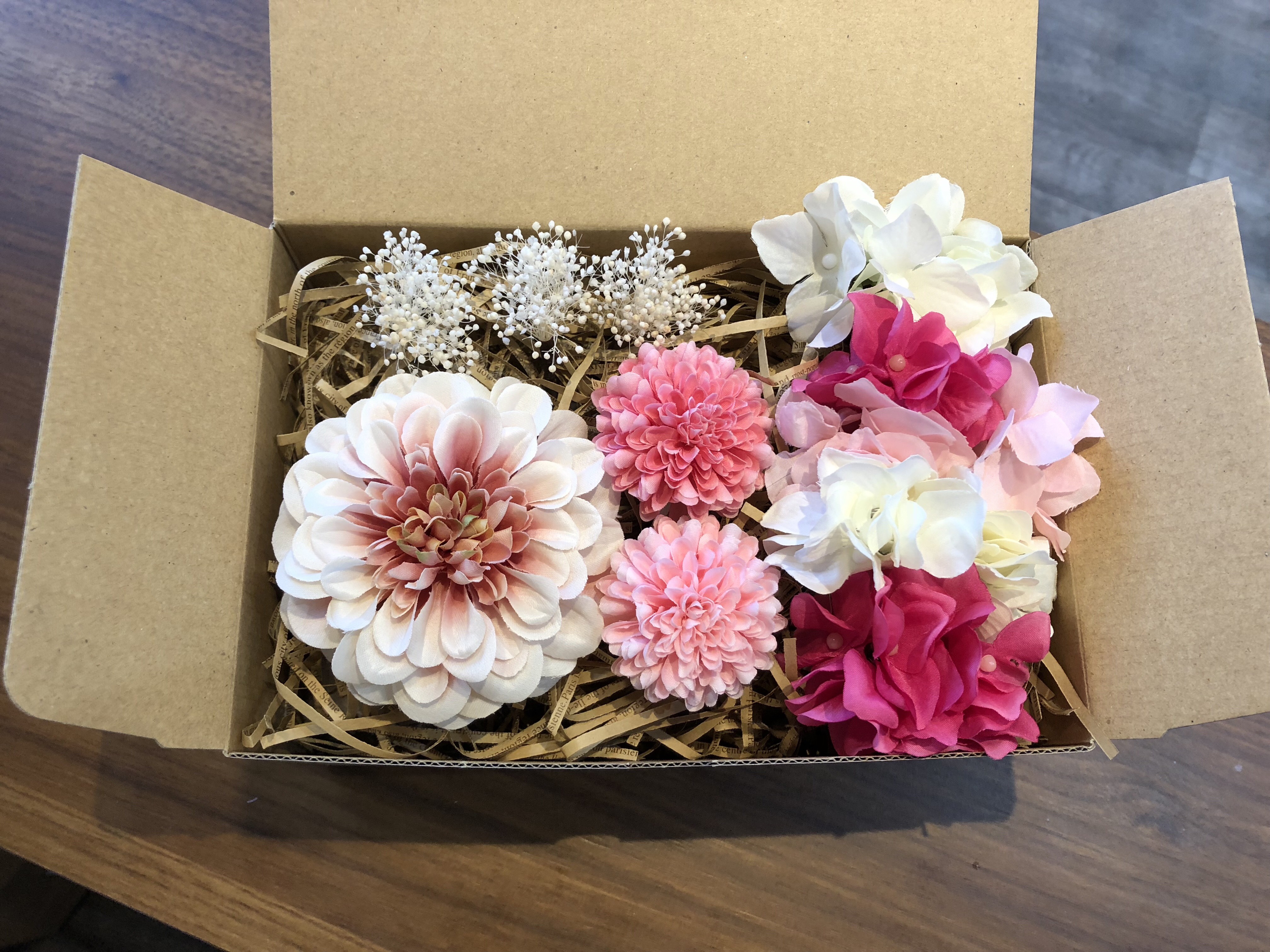 くすみピンクダリア ピンポンマム 紫陽花 ドライフラワー 髪飾り 成人式 ヘッドドレス 和装 卒業式 結婚式 ブライダル